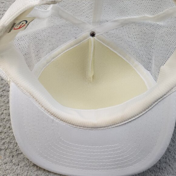 Vintage Trucker Hat Snapback Cap Cerdec Slutes PPG Evansville IN White Rope Foam - Picture 8 of 10